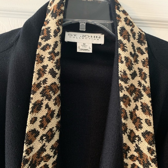 St. John’s Belted Sweater - Picture 2 of 4